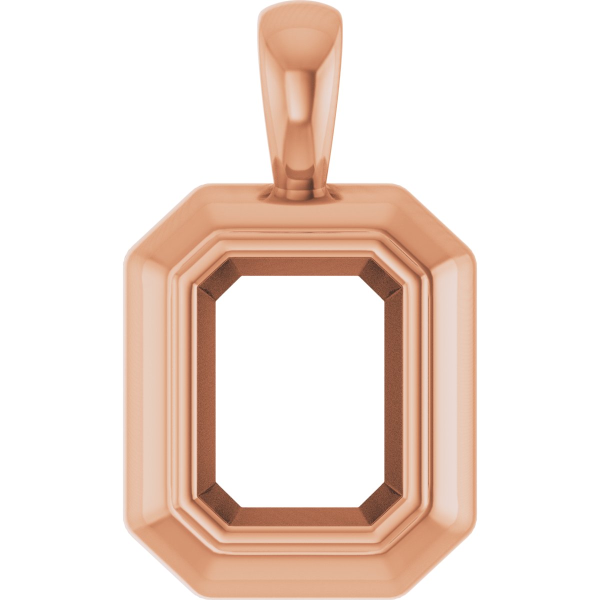 Bezel-Set Solitaire Pendant