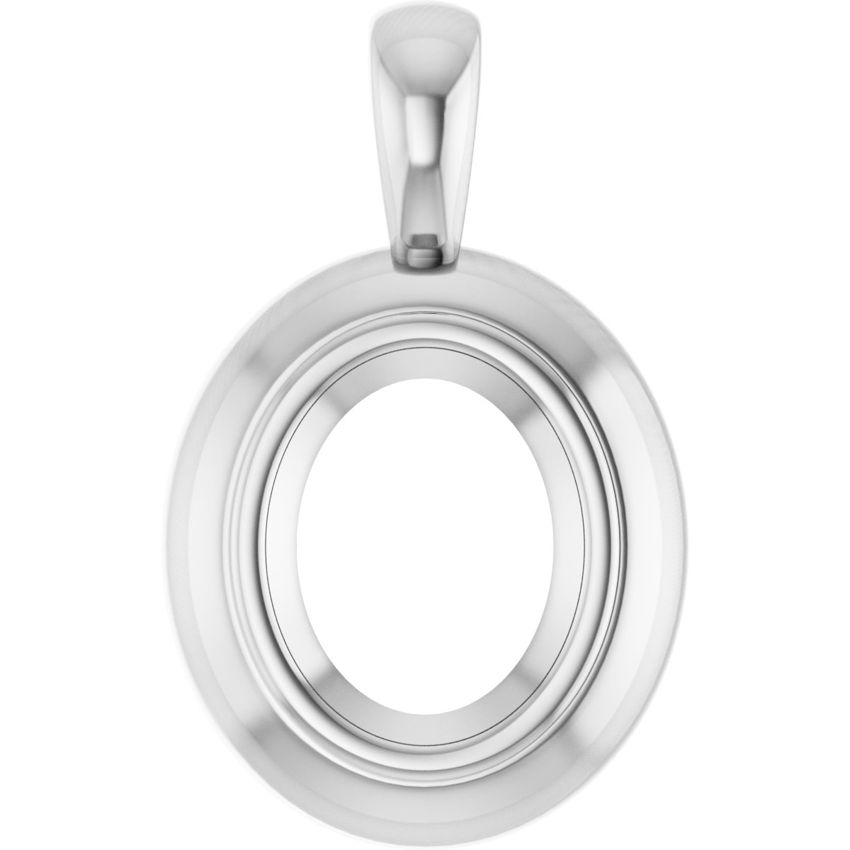 Bezel-Set Solitaire Pendant