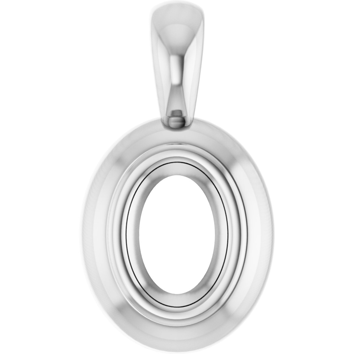 Bezel-Set Solitaire Pendant