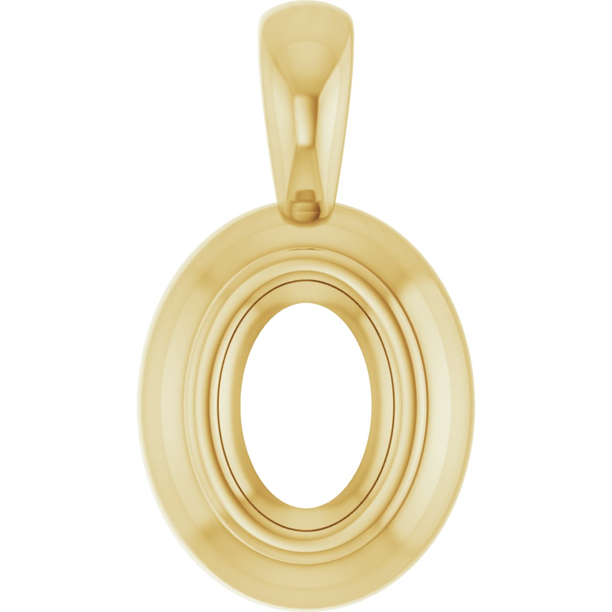 Bezel-Set Solitaire Pendant
