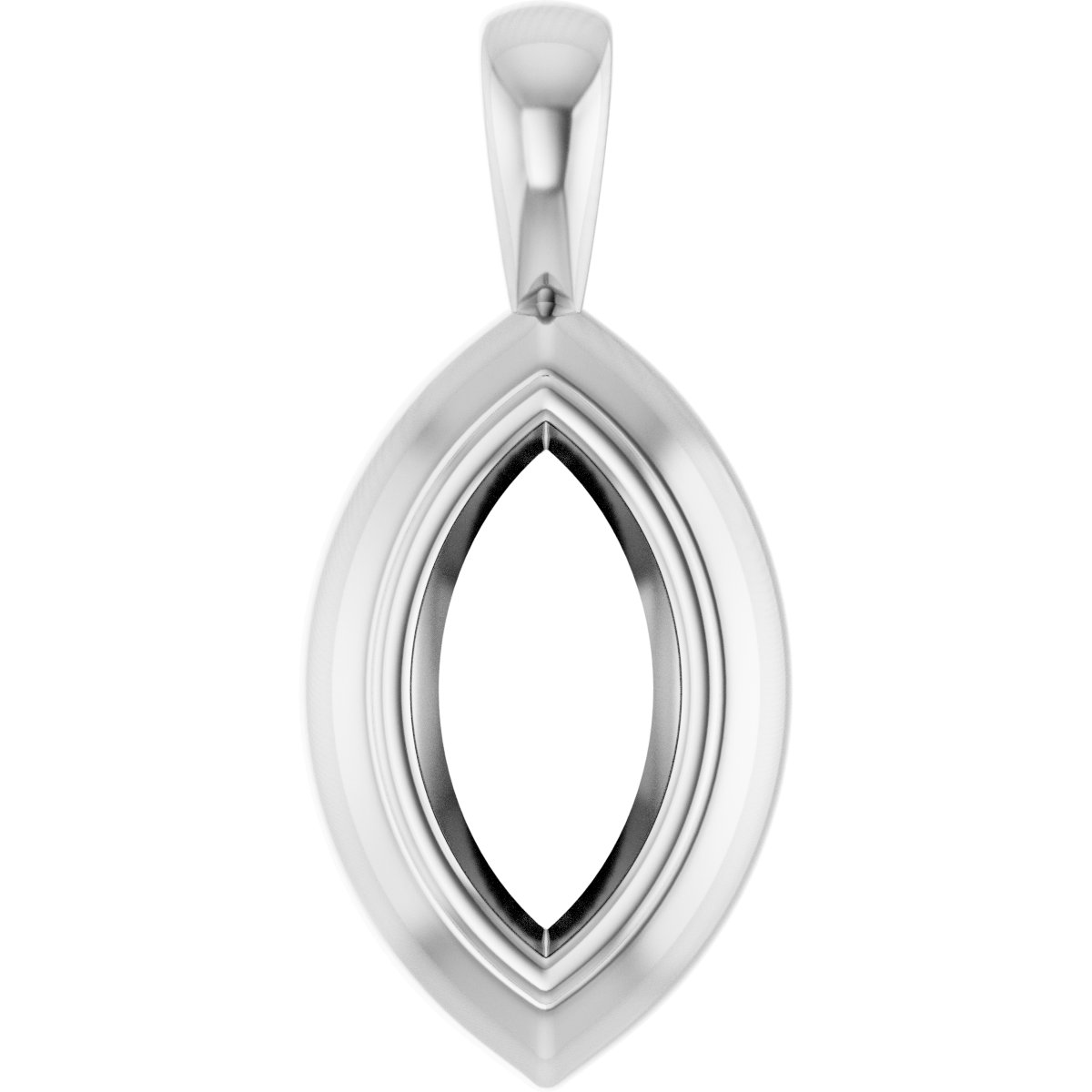 Bezel-Set Solitaire Pendant
