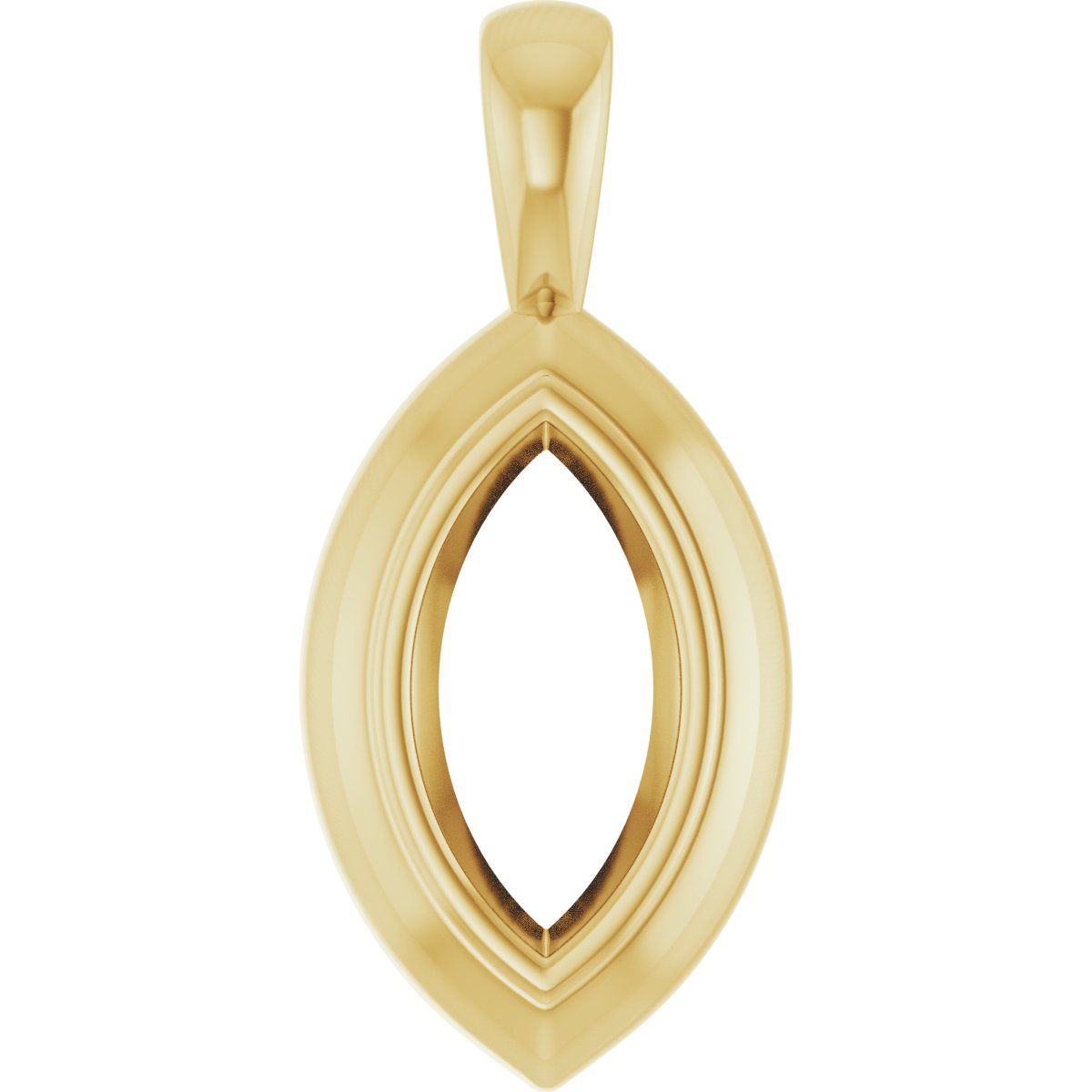 Bezel-Set Solitaire Pendant