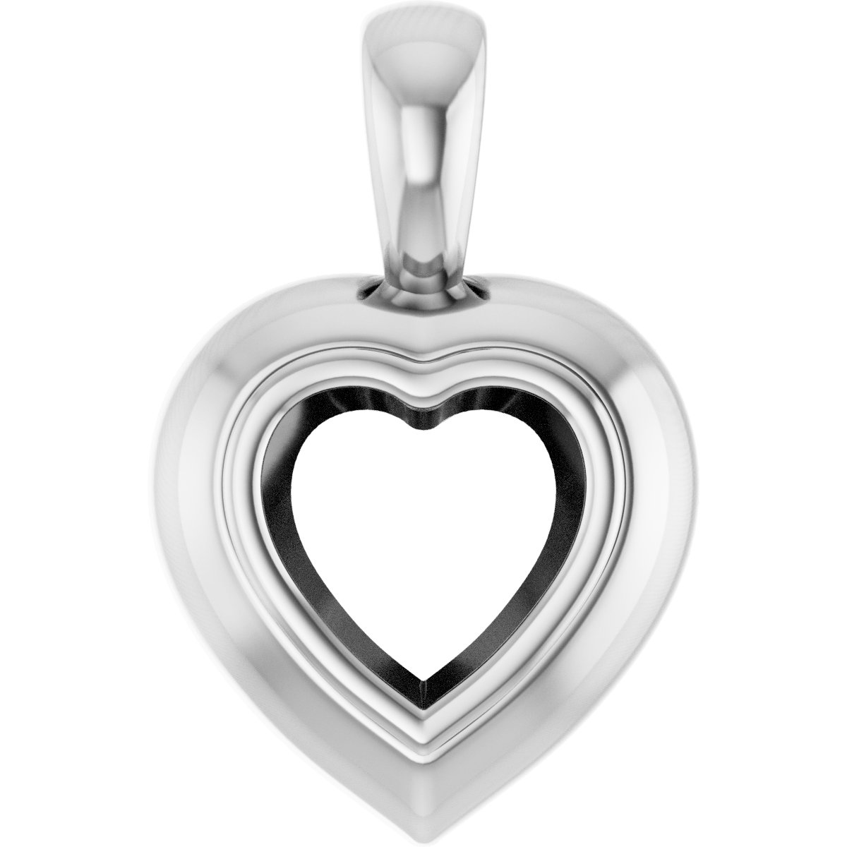 Bezel-Set Solitaire Pendant