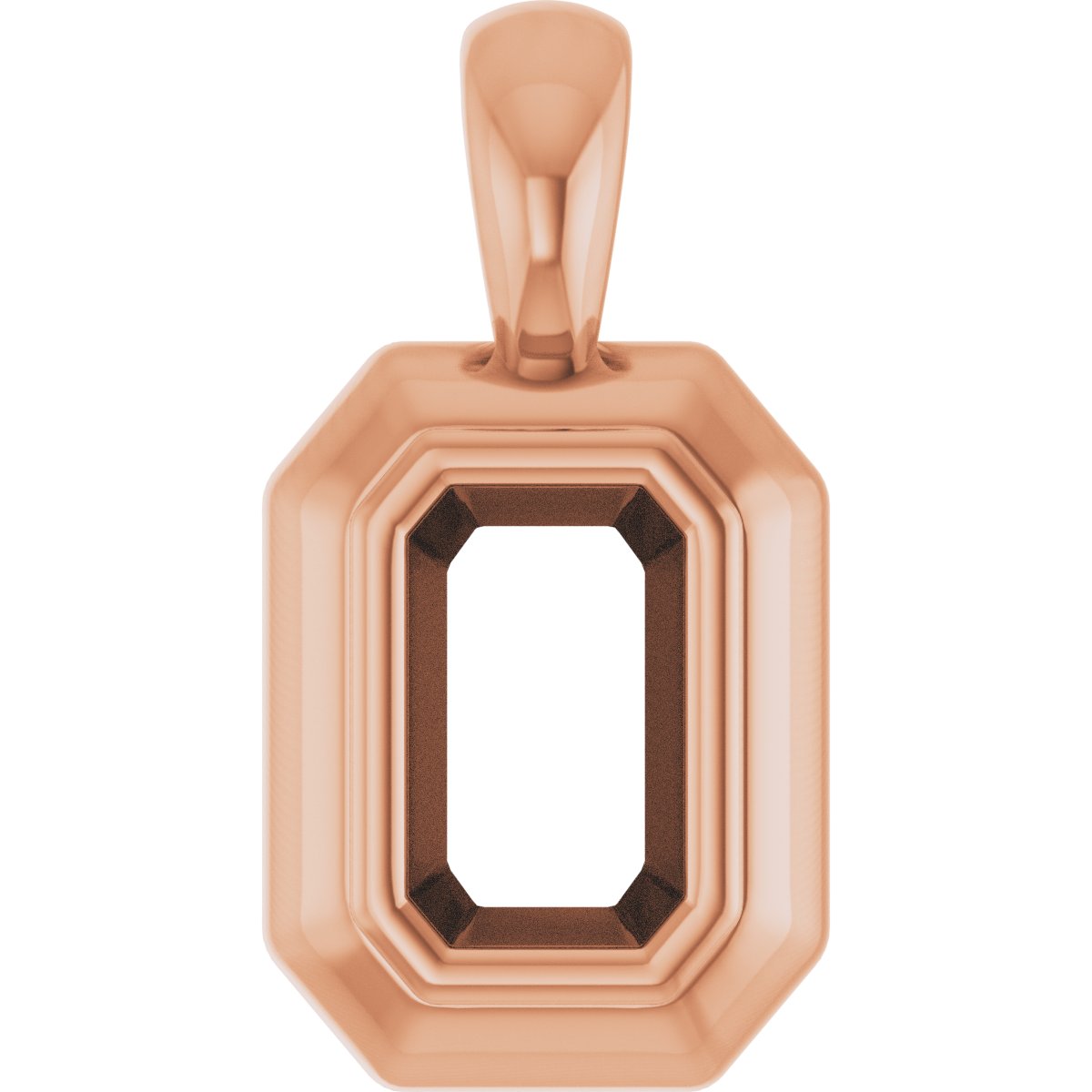 Bezel-Set Solitaire Pendant