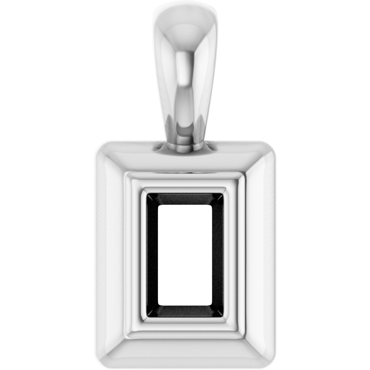 Bezel-Set Solitaire Pendant
