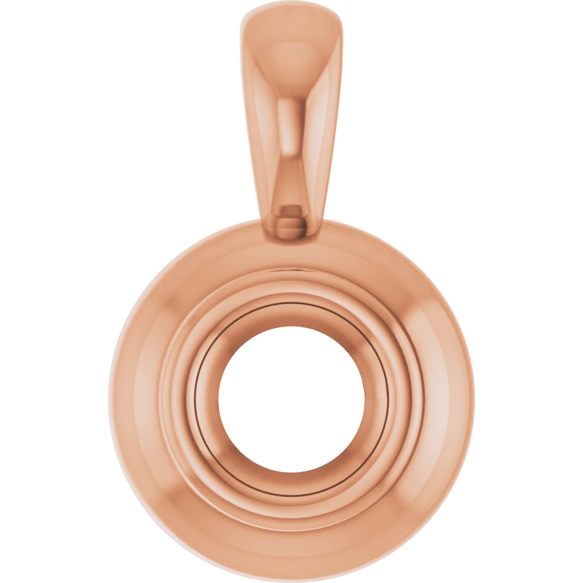 Bezel-Set Solitaire Pendant