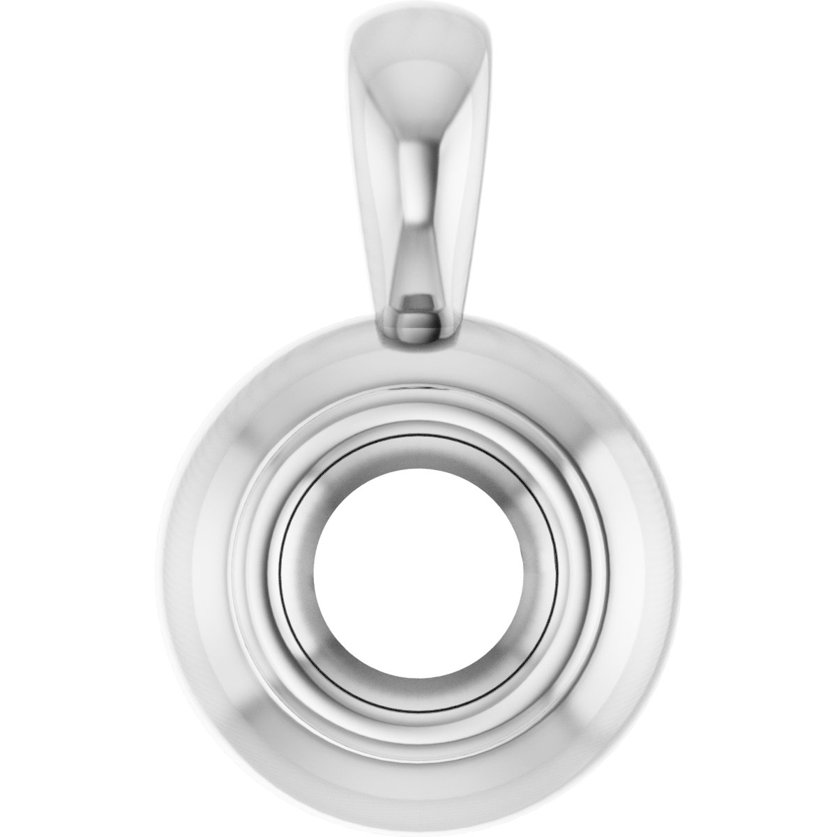 Bezel-Set Solitaire Pendant