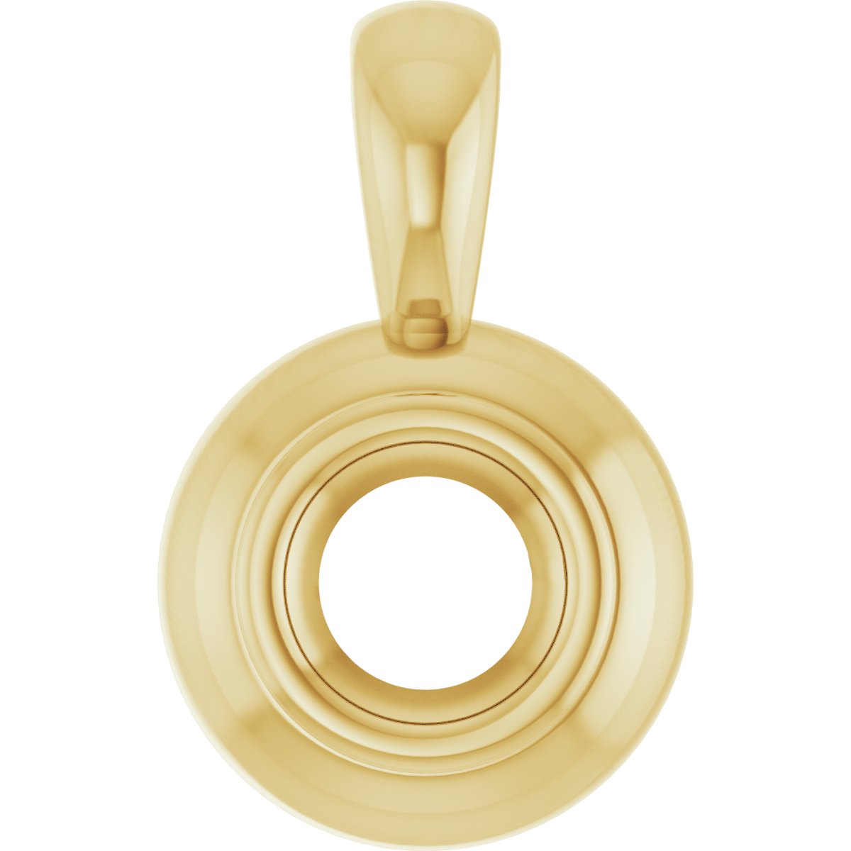 Bezel-Set Solitaire Pendant