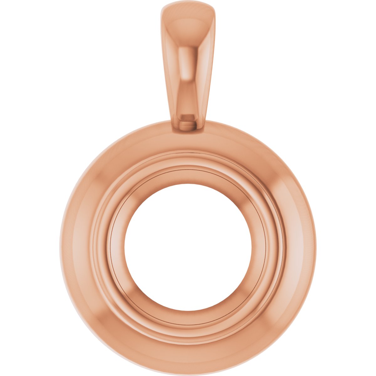 Bezel-Set Solitaire Pendant