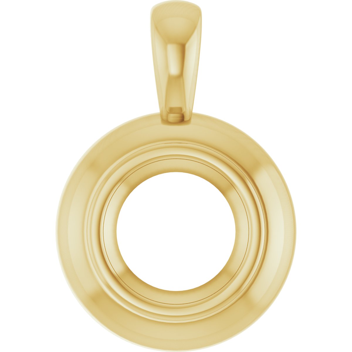 Bezel-Set Solitaire Pendant