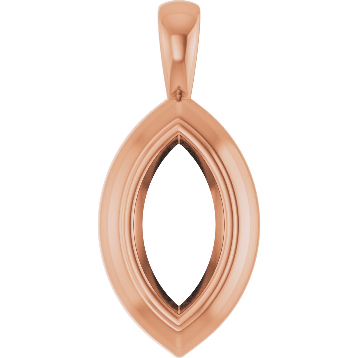 Bezel-Set Solitaire Pendant