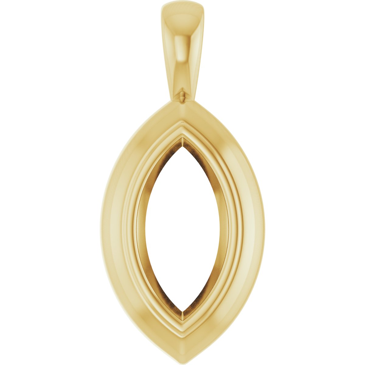 Bezel-Set Solitaire Pendant