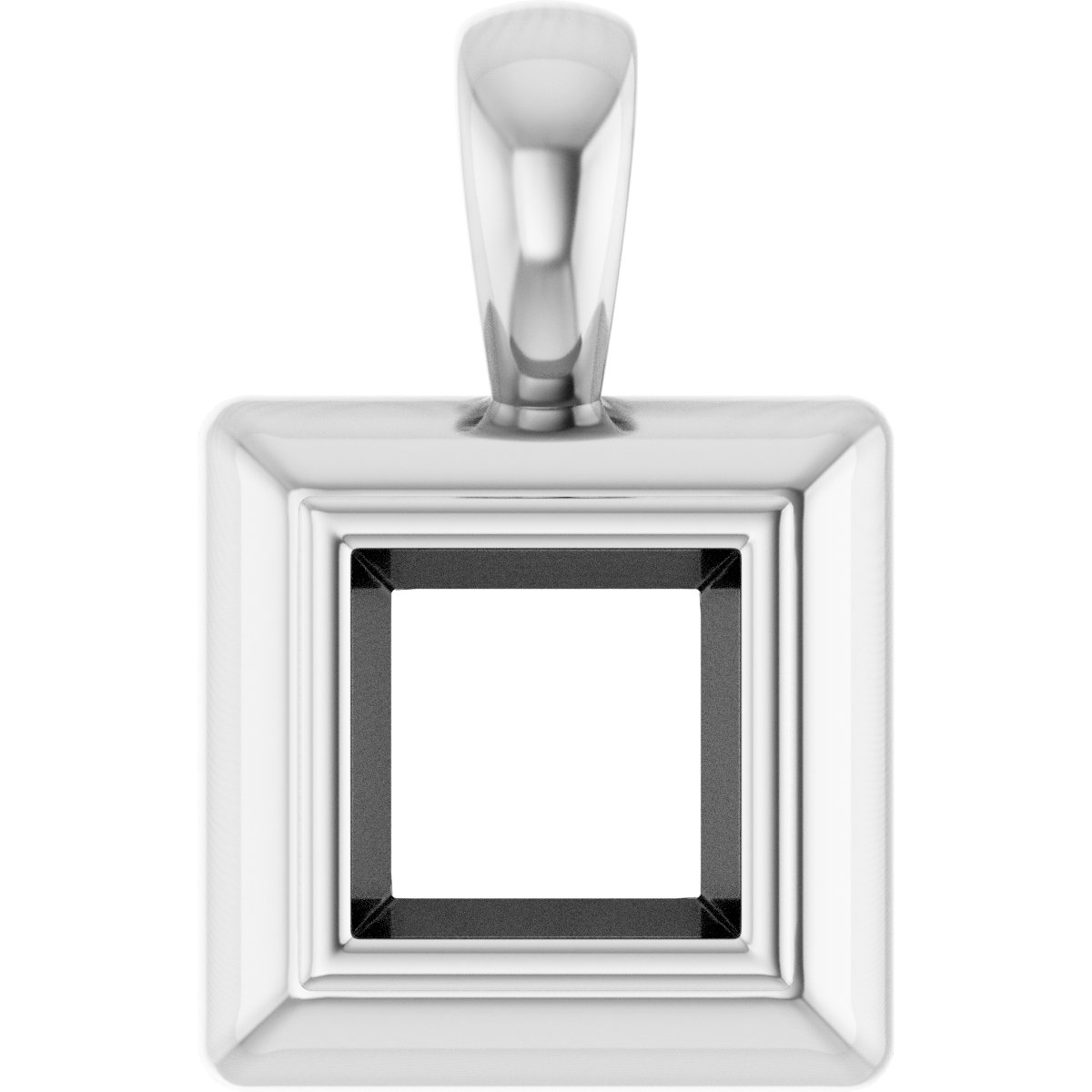 Bezel-Set Solitaire Pendant