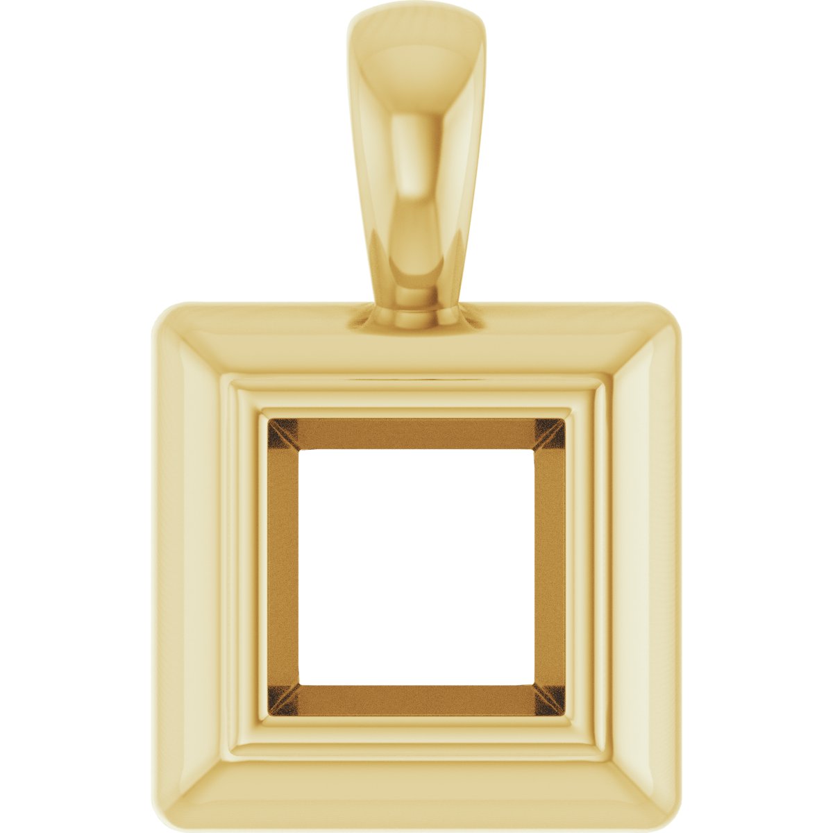 Bezel-Set Solitaire Pendant