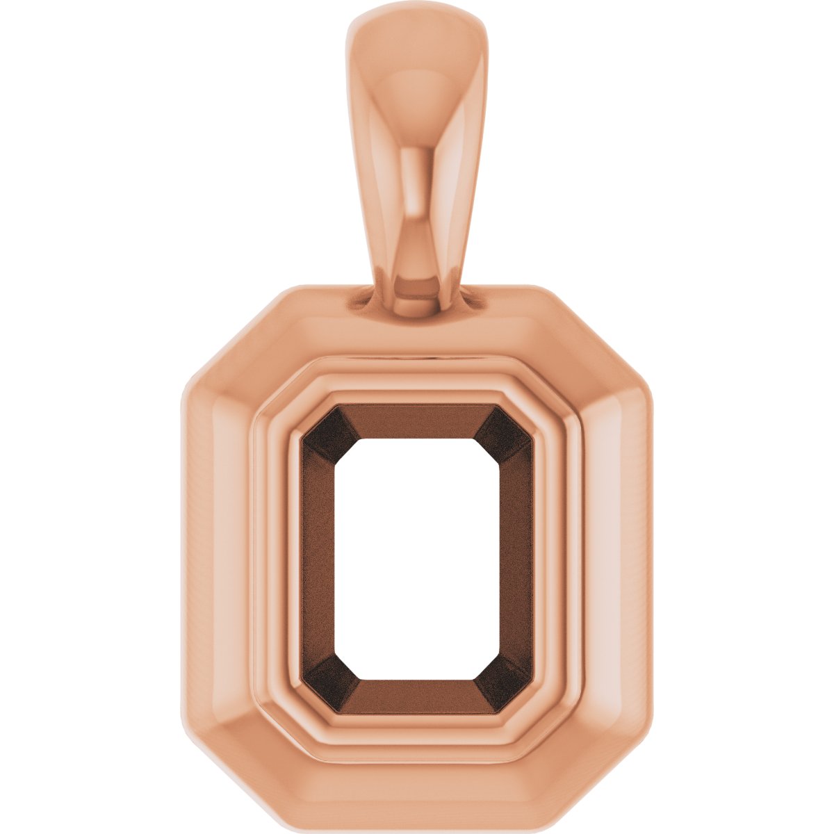 Bezel-Set Solitaire Pendant