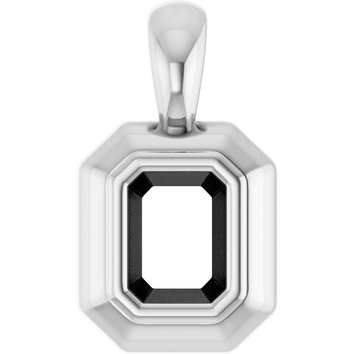 Bezel-Set Solitaire Pendant