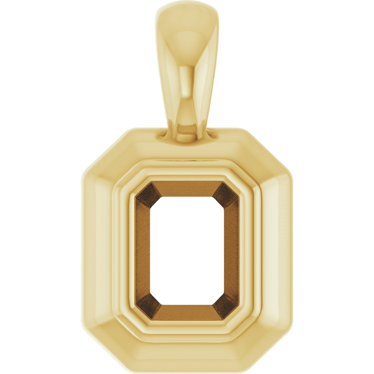 Bezel-Set Solitaire Pendant