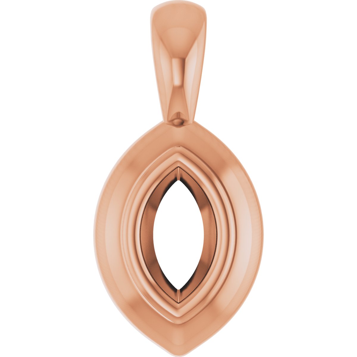Bezel-Set Solitaire Pendant