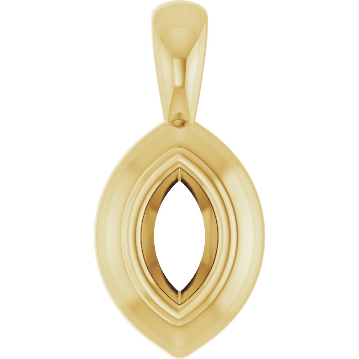 Bezel-Set Solitaire Pendant