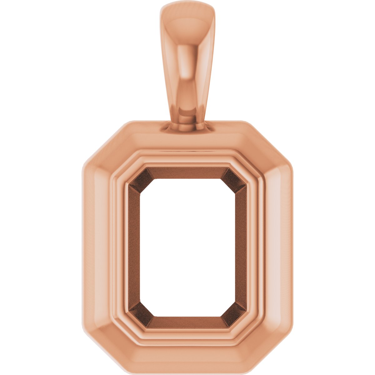 Bezel-Set Solitaire Pendant