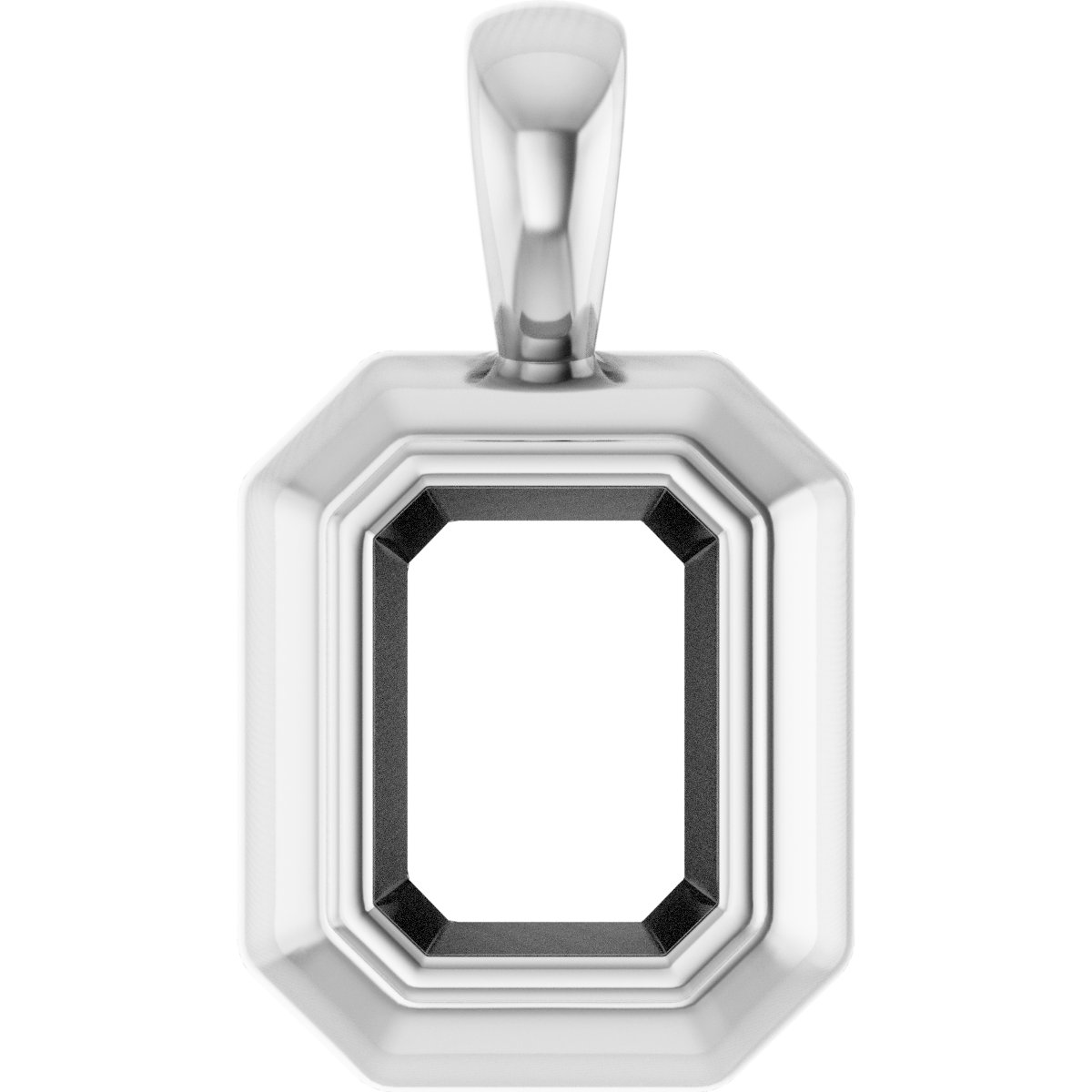 Bezel-Set Solitaire Pendant
