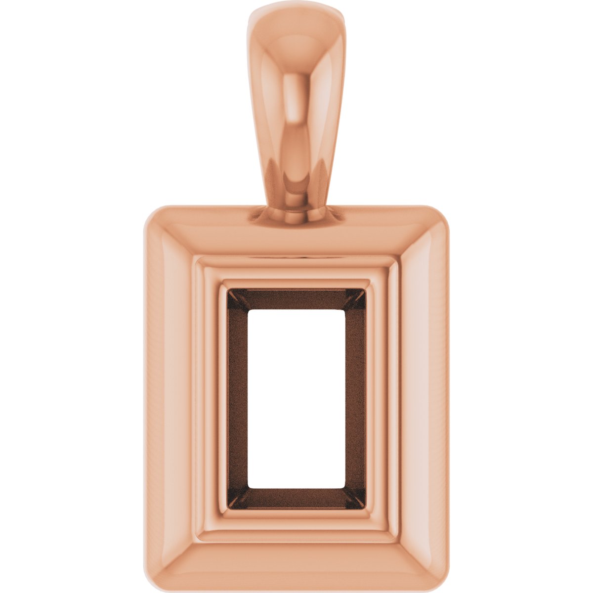 Bezel-Set Solitaire Pendant