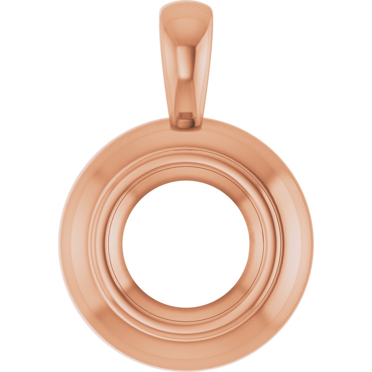 Bezel-Set Solitaire Pendant