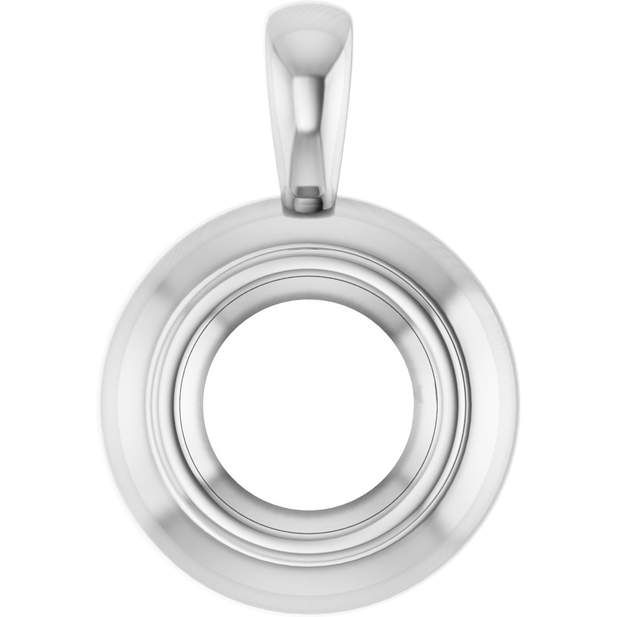Bezel-Set Solitaire Pendant