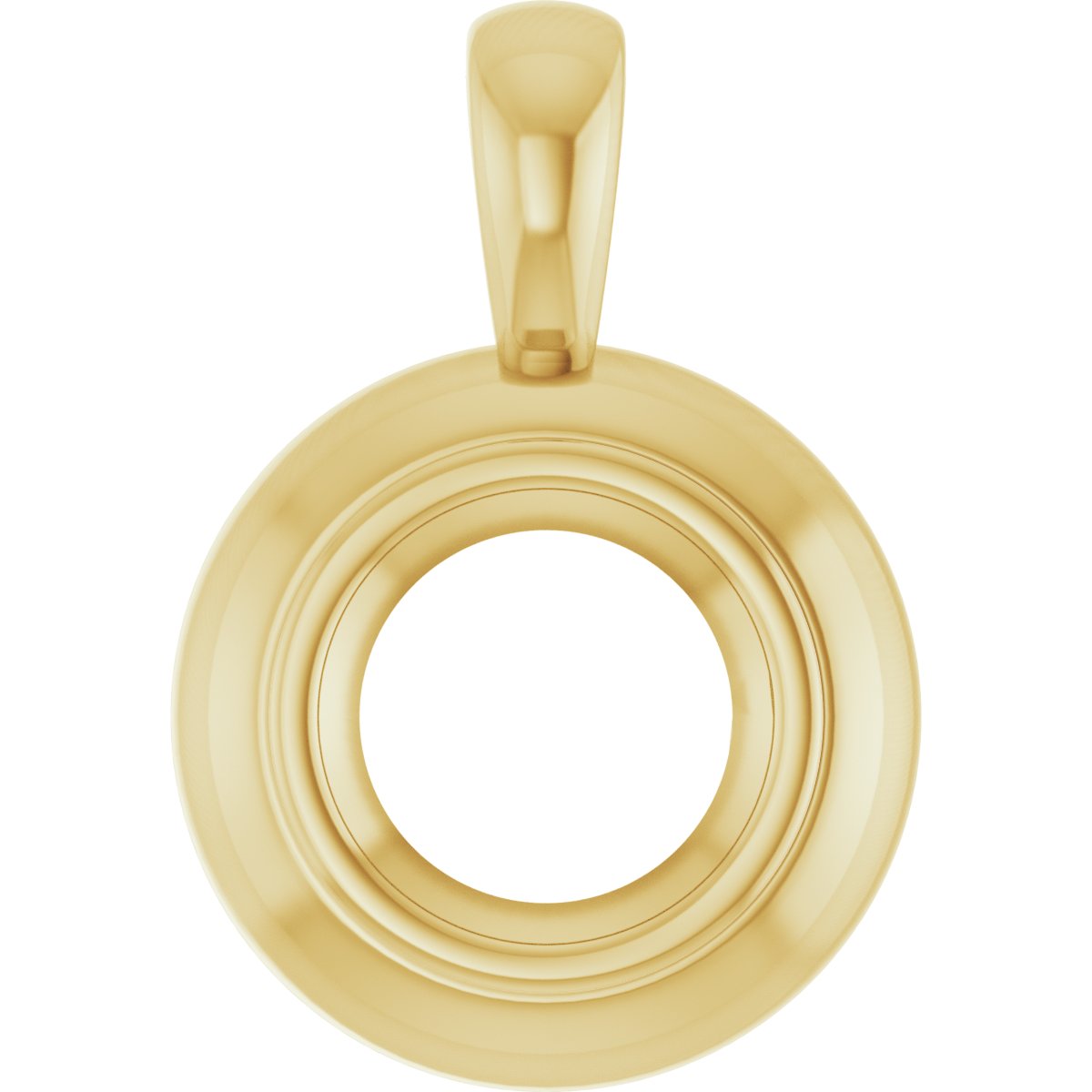 Bezel-Set Solitaire Pendant