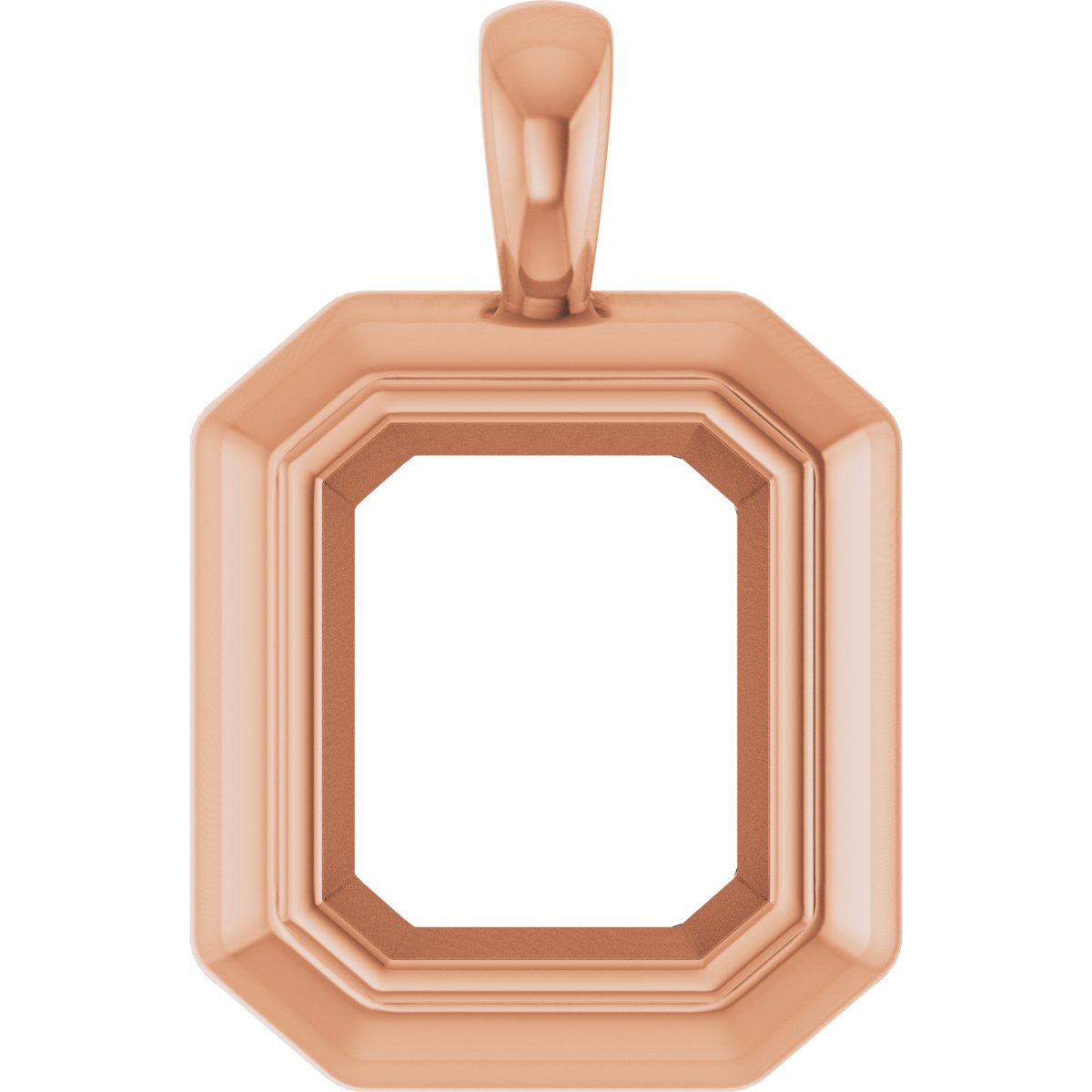 Bezel-Set Solitaire Pendant