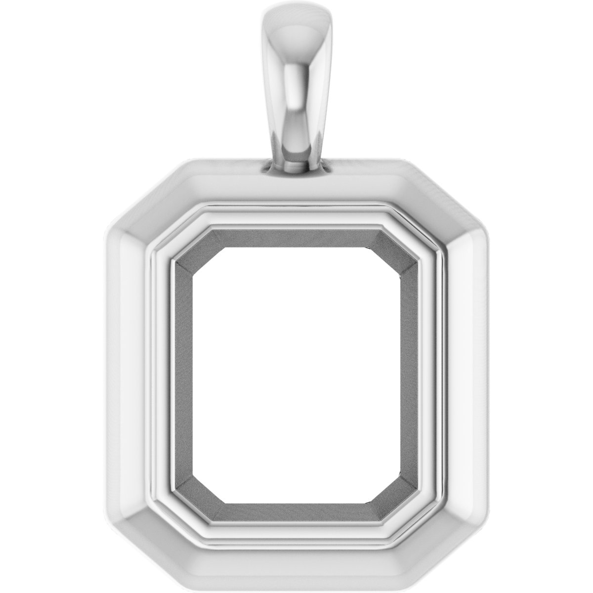 Bezel-Set Solitaire Pendant