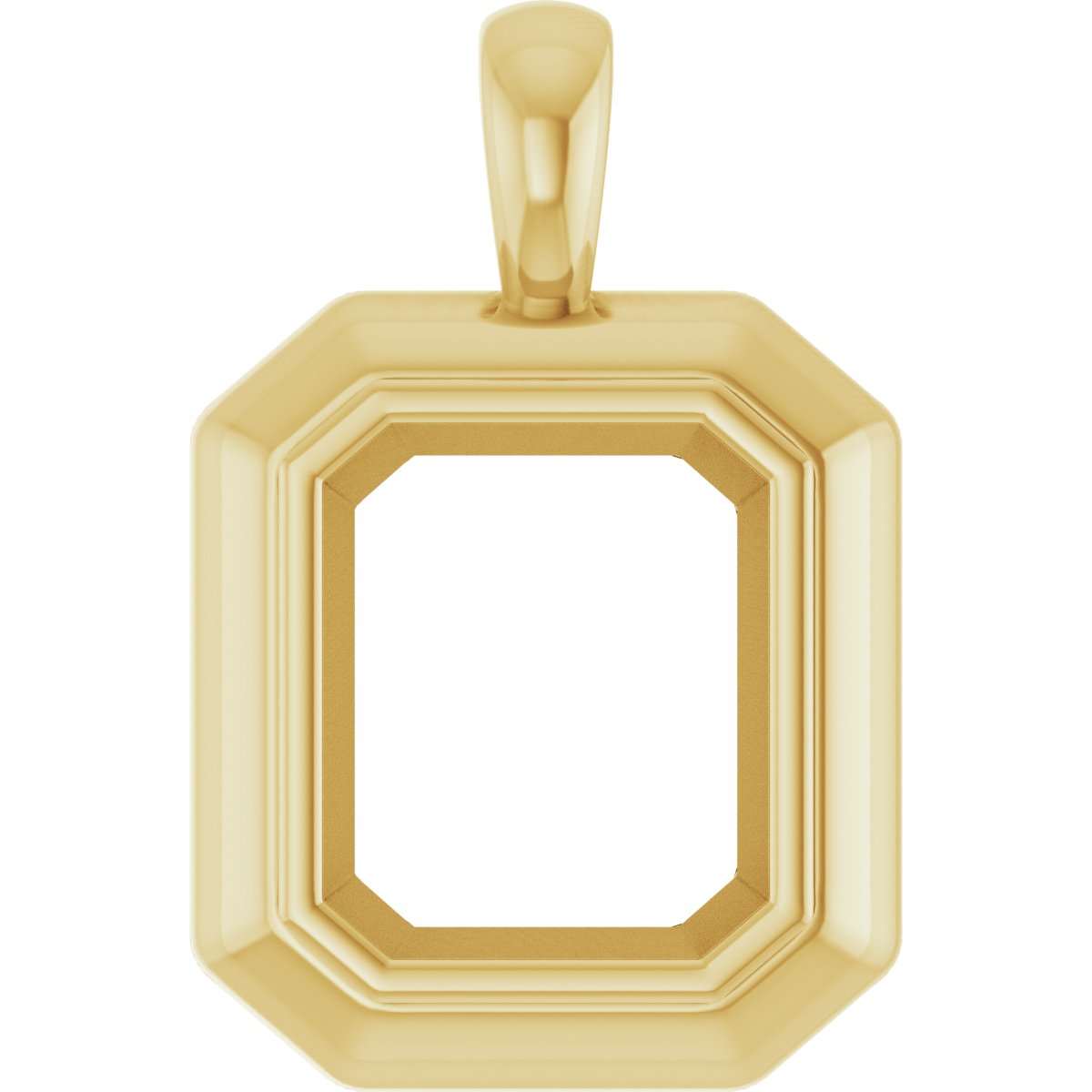 Bezel-Set Solitaire Pendant