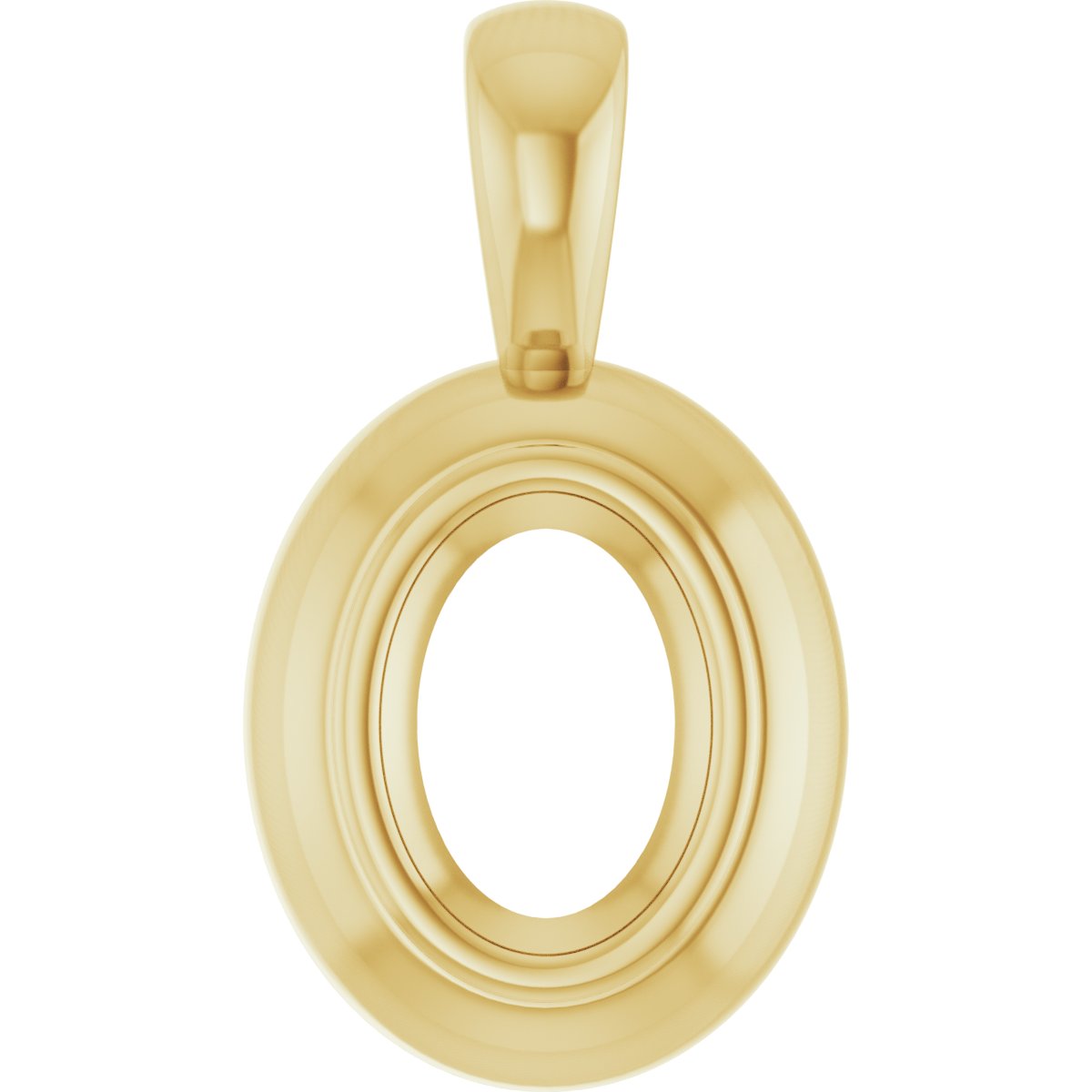 Bezel-Set Solitaire Pendant