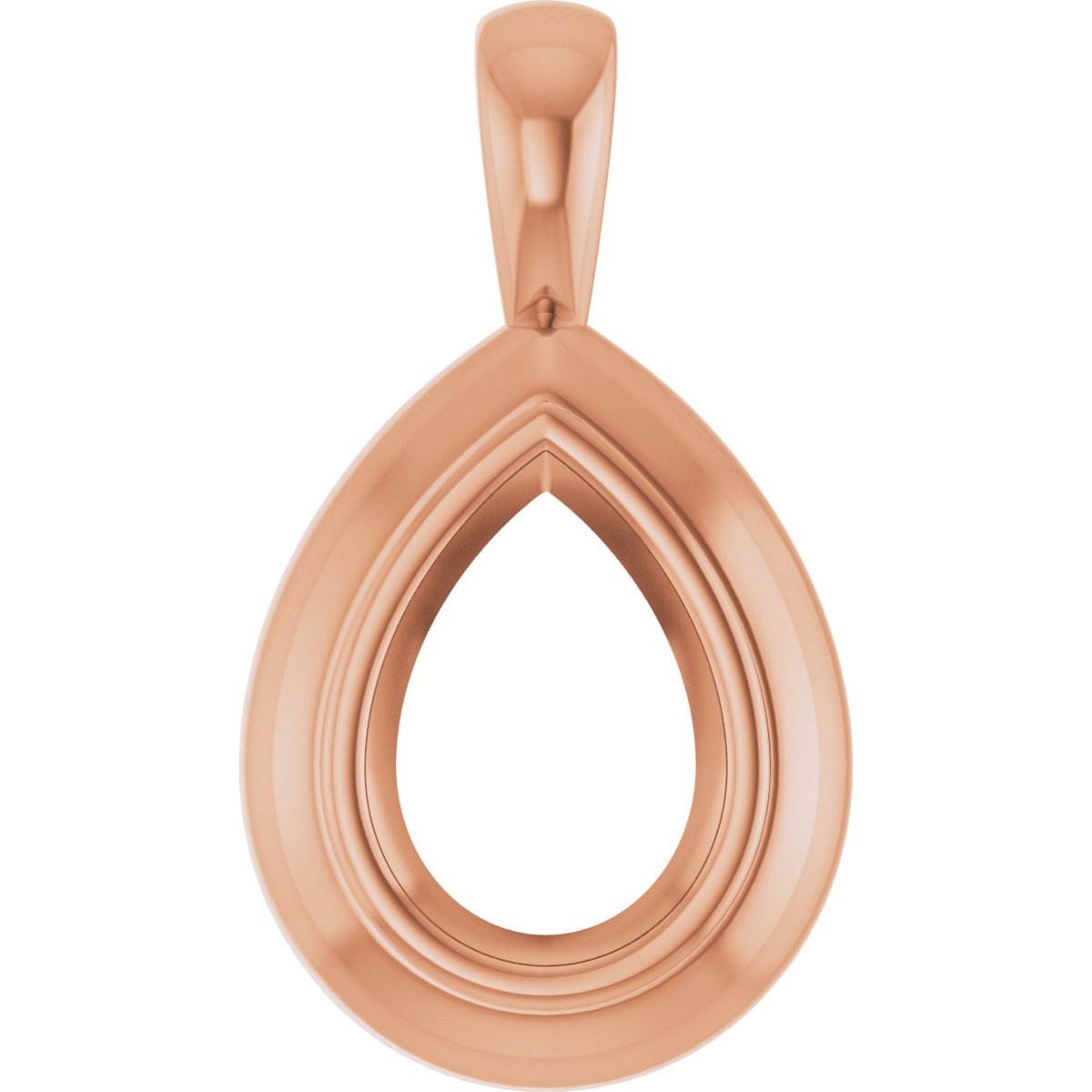 Bezel-Set Solitaire Pendant