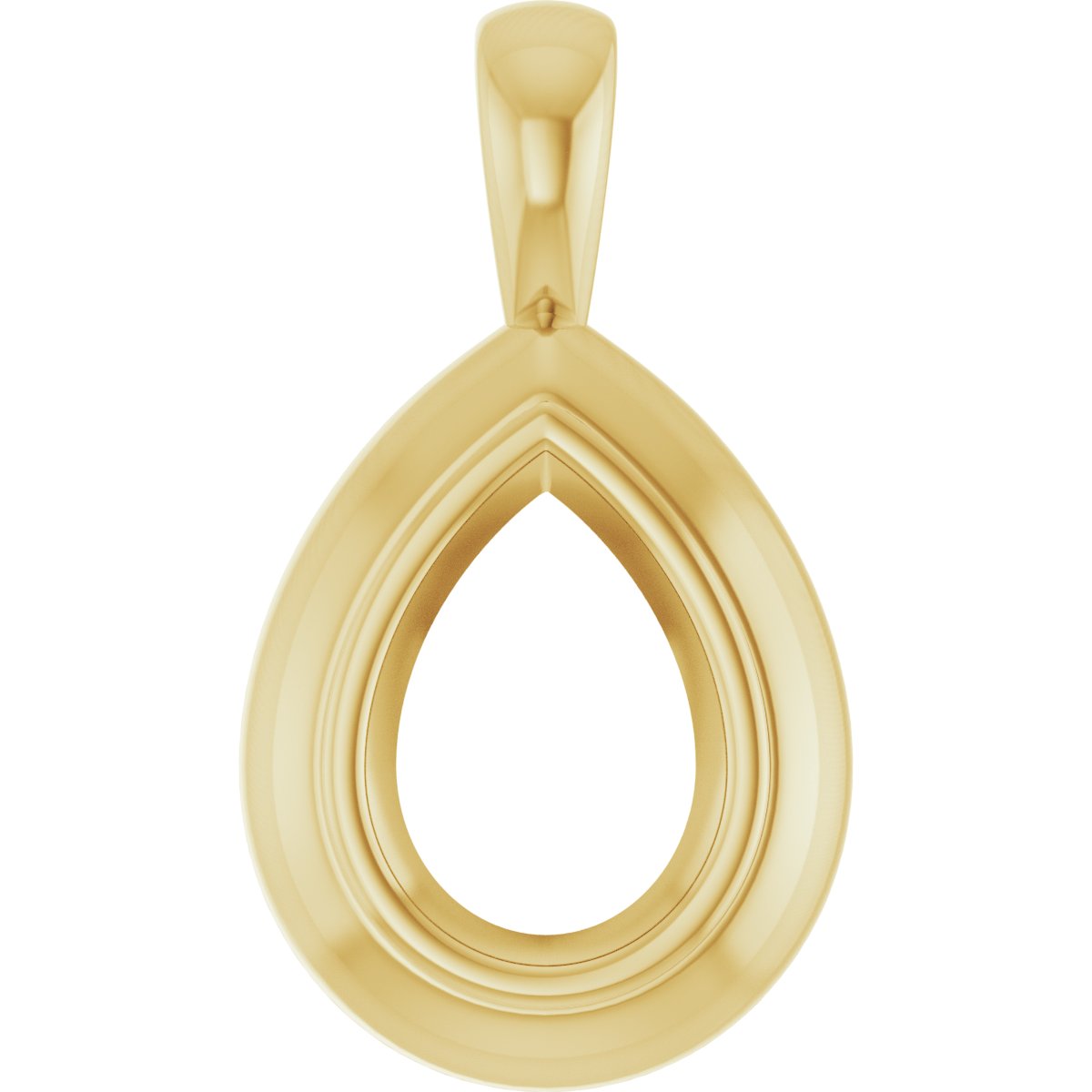 Bezel-Set Solitaire Pendant