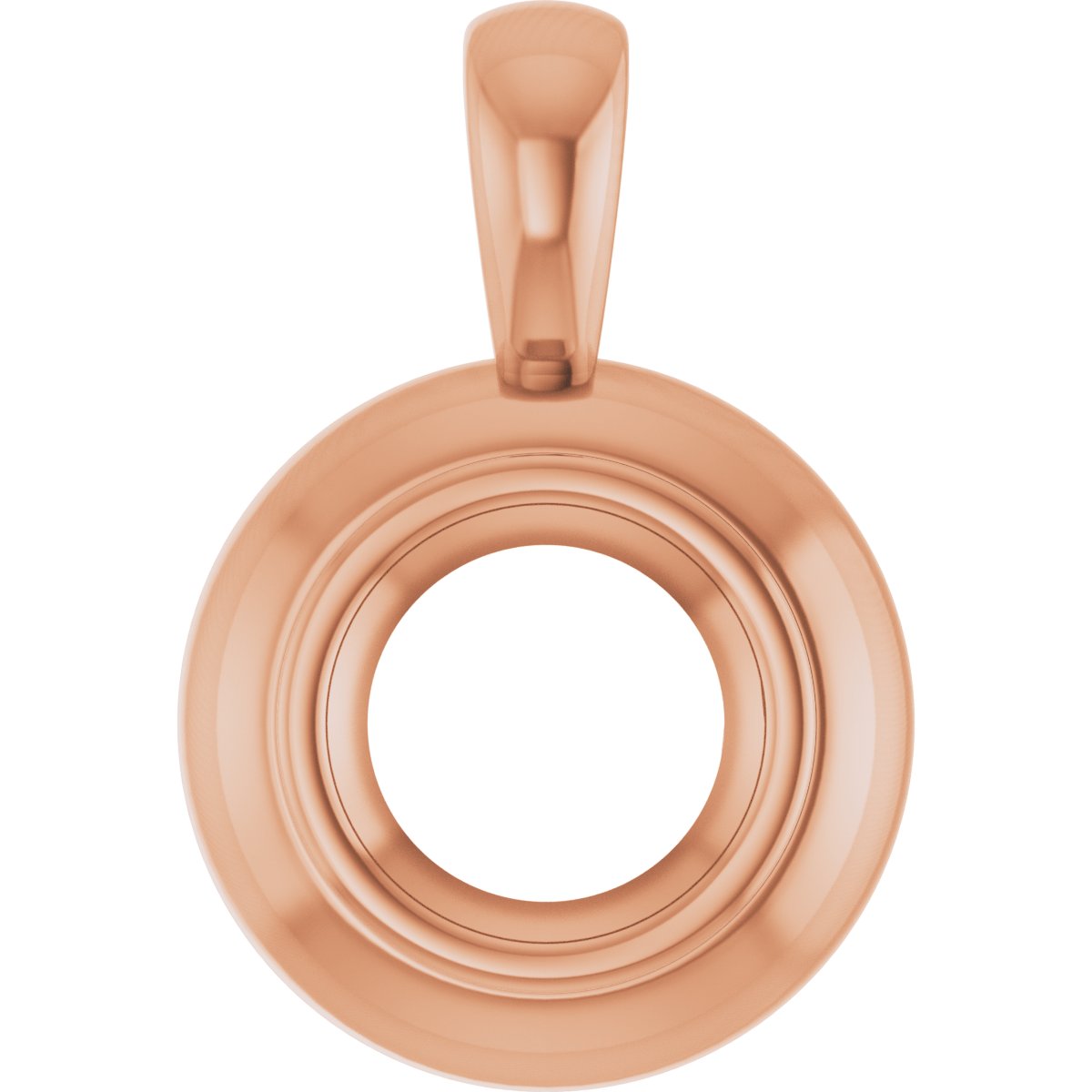 Bezel-Set Solitaire Pendant