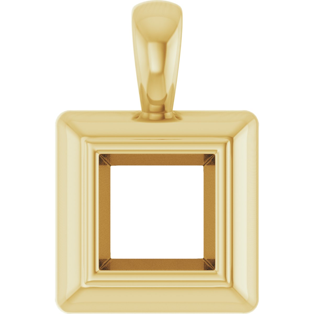 Bezel-Set Solitaire Pendant