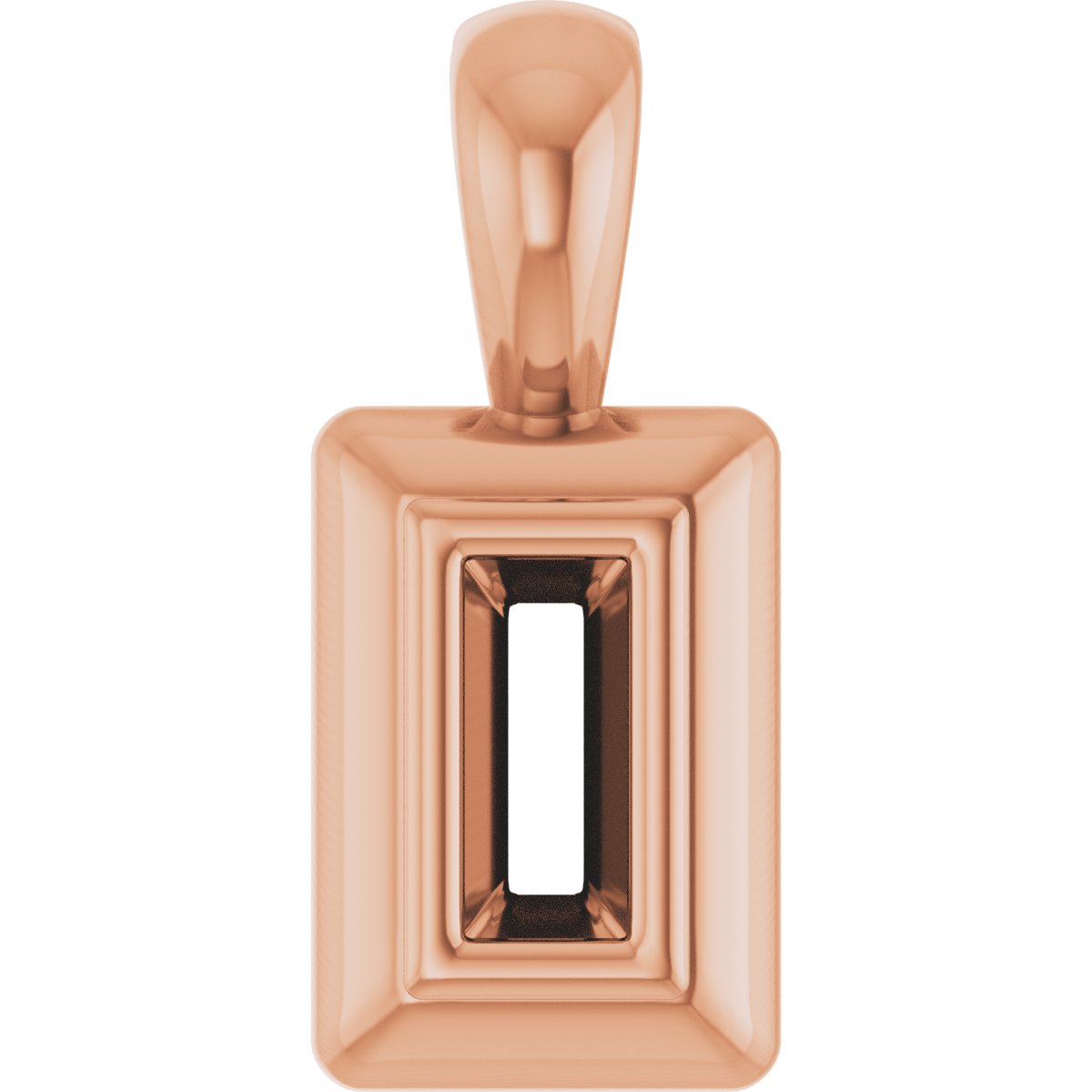 Bezel-Set Solitaire Pendant