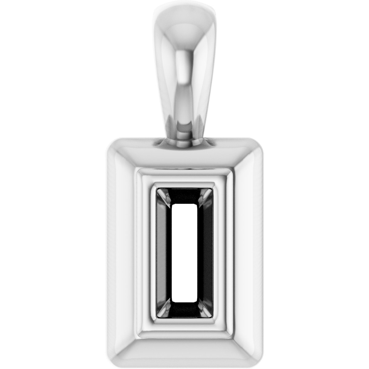 Bezel-Set Solitaire Pendant