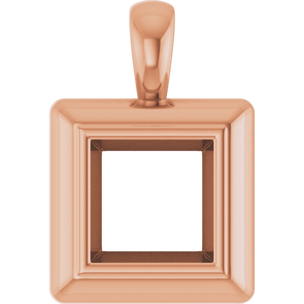 Bezel-Set Solitaire Pendant