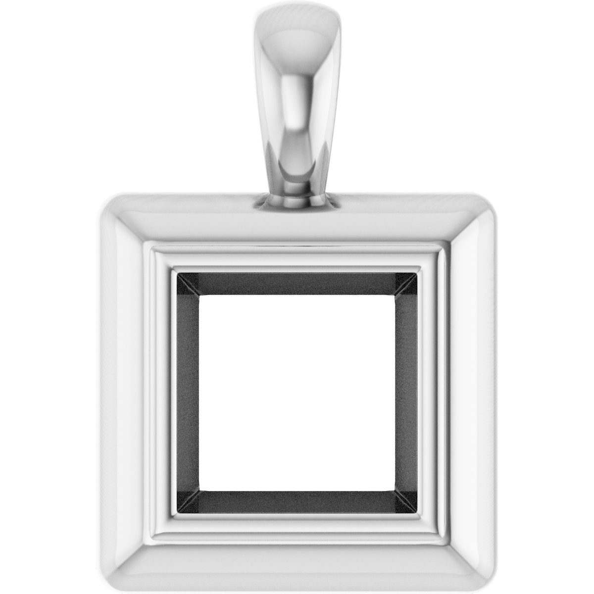 Bezel-Set Solitaire Pendant