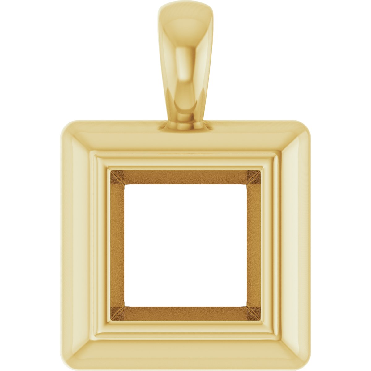 Bezel-Set Solitaire Pendant
