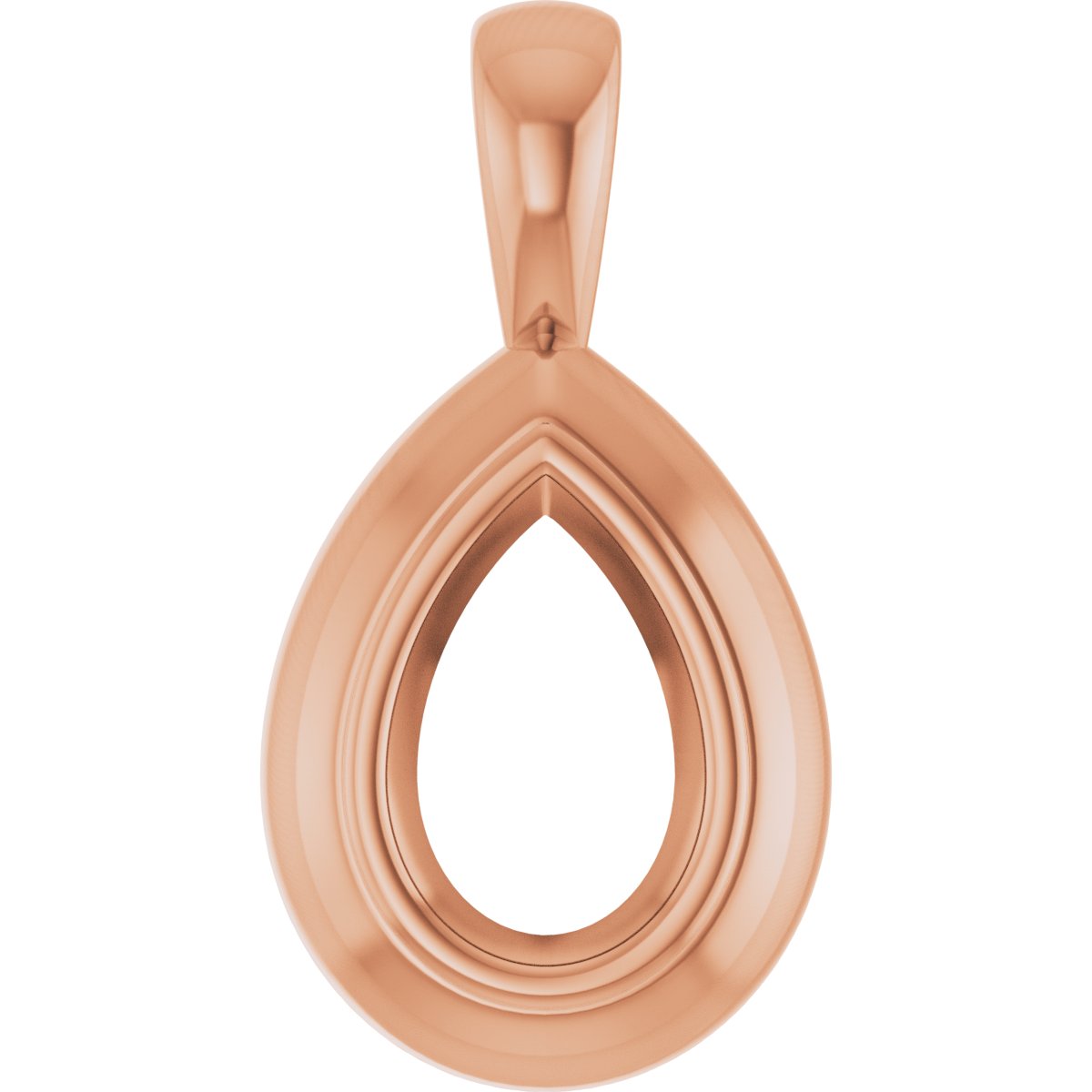 Bezel-Set Solitaire Pendant