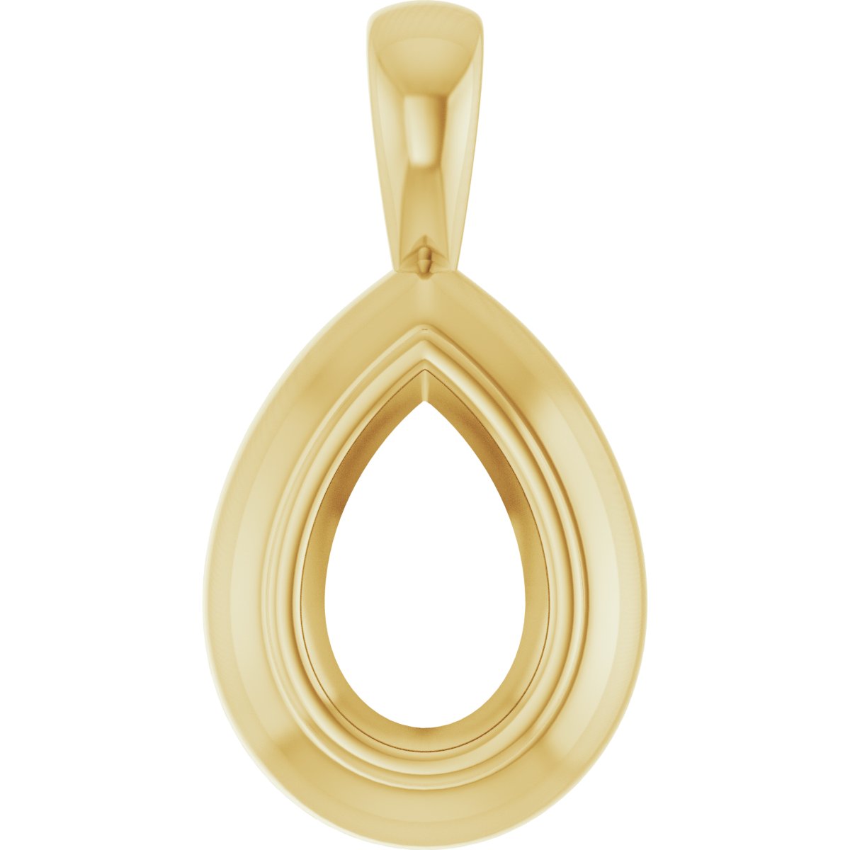 Bezel-Set Solitaire Pendant