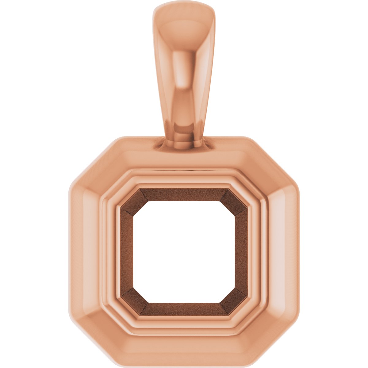 Bezel-Set Solitaire Pendant