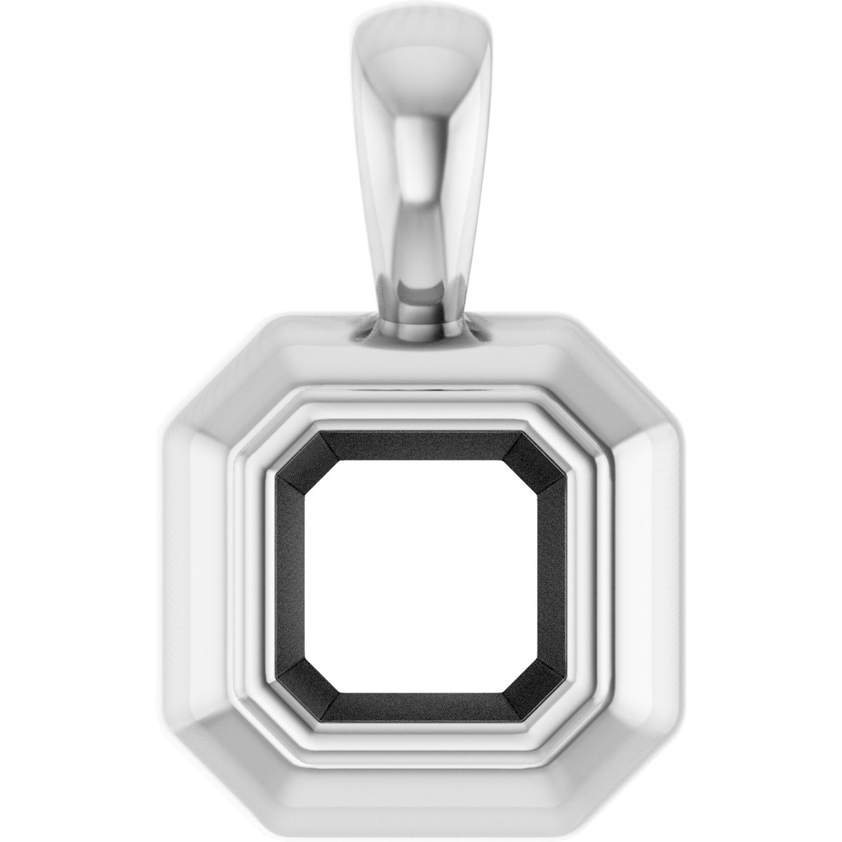 Bezel-Set Solitaire Pendant