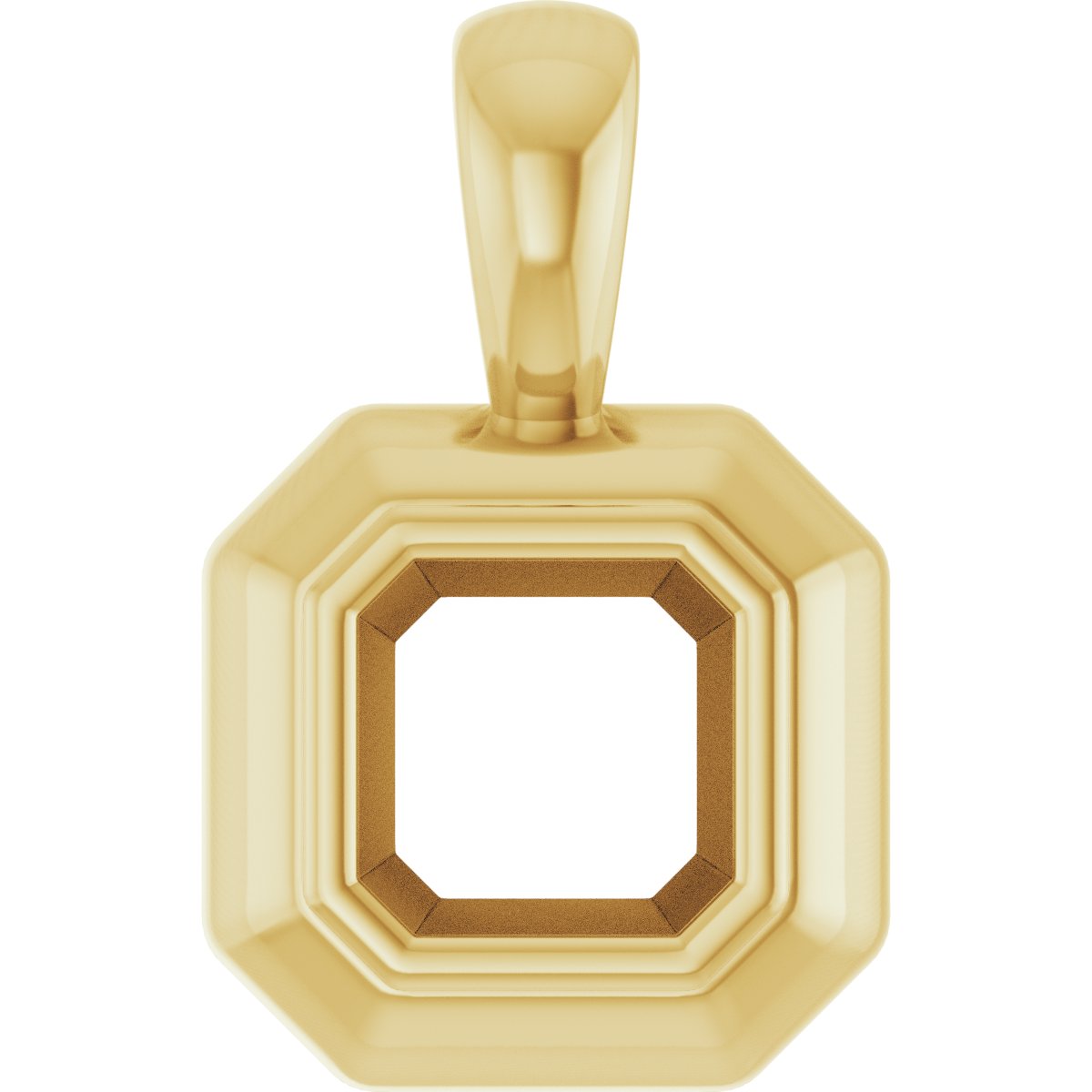Bezel-Set Solitaire Pendant