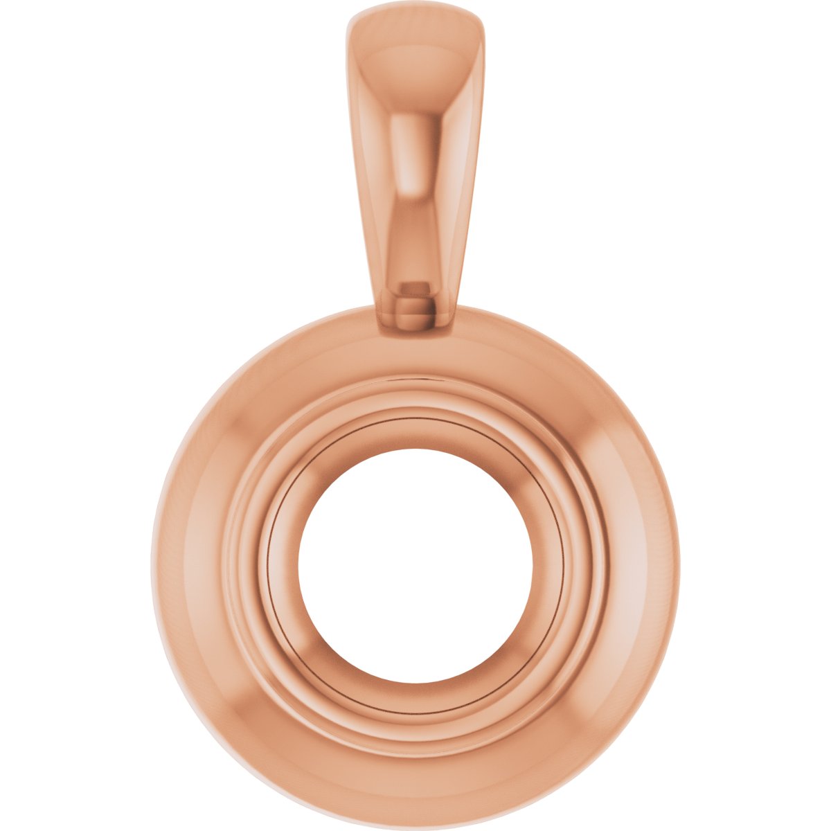 Bezel-Set Solitaire Pendant