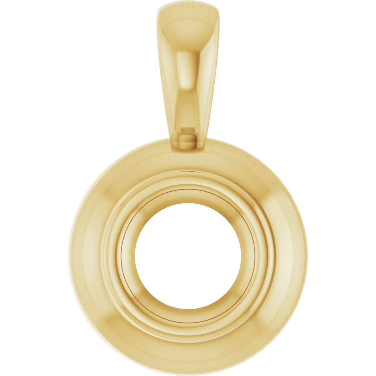 Bezel-Set Solitaire Pendant