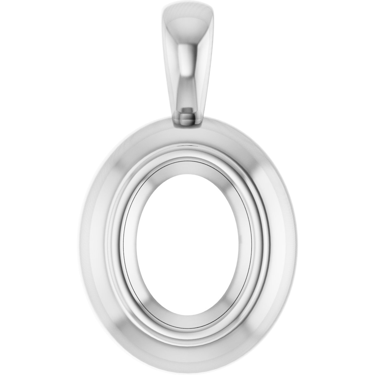 Bezel-Set Solitaire Pendant